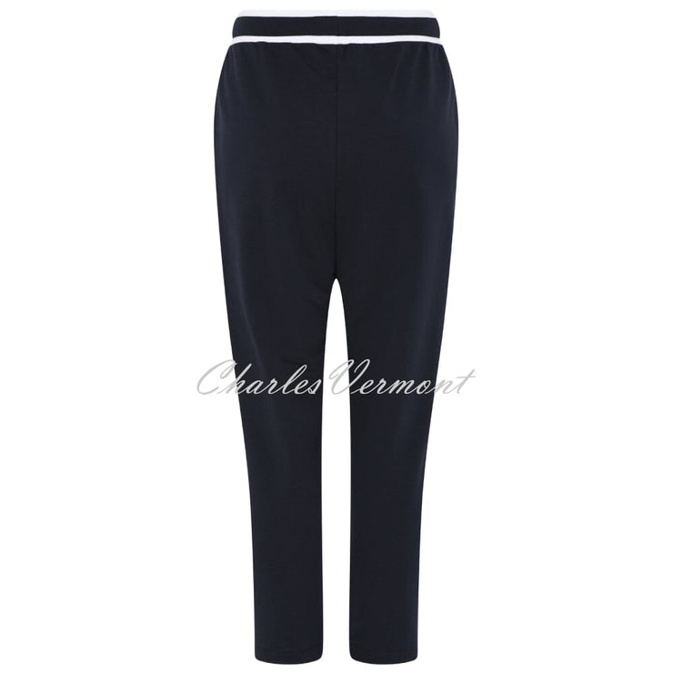 I'cona 7/8th 'Possible' Jogger Trouser With Rhinestone Detail- Style 61047-60052-69 (Navy)