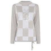 I'cona 'Check It Now' Diamante Sweater - Style 64152-60002-92