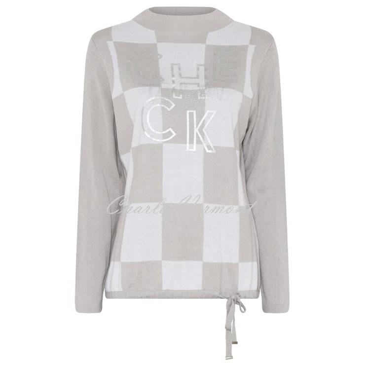 I'cona 'Check It Now' Diamante Sweater - Style 64152-60002-92