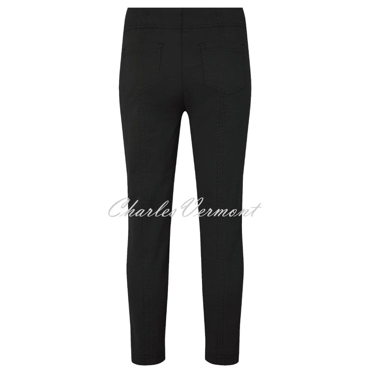 Robell Bella 09 – 7/8 Cropped Cotton Rich Trouser 52682-54056-90 (Black)