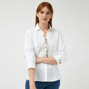 Tinta 'Clover' Blouse With Decorative Button Embellishment - Style 3788801