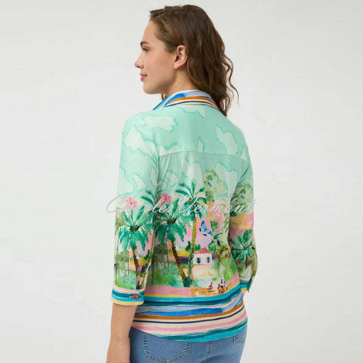 Tinta 'Xenia' Tropical Print Blouse - Style 3826504