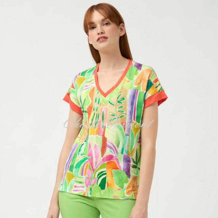 Tinta 'Rodriga' Tropical Print Top - Style 38115107