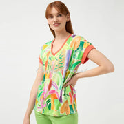 Tinta 'Rodriga' Tropical Print Top - Style 38115107