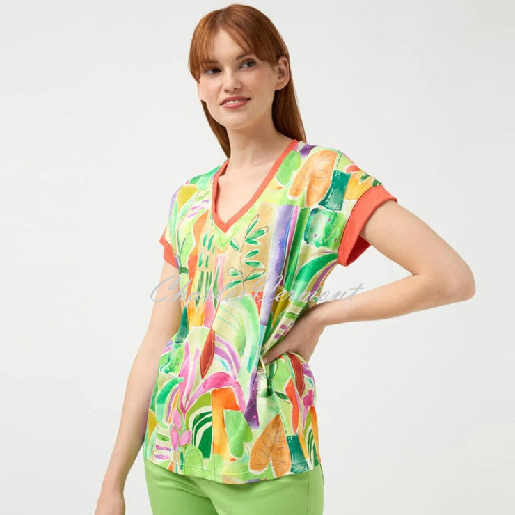 Tinta 'Rodriga' Tropical Print Top - Style 38115107