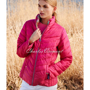 Frandsen Lightly Padded 2-in-1 Reversible Jacket - Style 826-588-4343 (Pink / Multi)