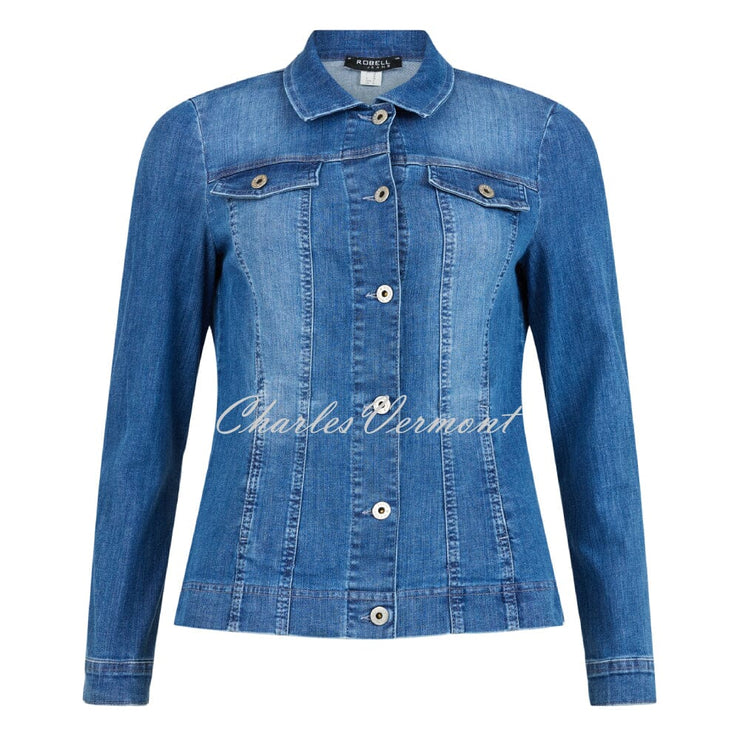 Robell Denim Happy Jacket - Style 57632-54159-64 (Blue Denim)