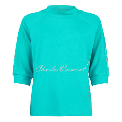 I'cona 'Good Vibes' Top - Style 64232-60126-76 (Turquoise)