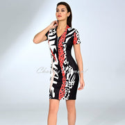 I'cona Animal Print Zip Dress - Style 68028-60238-33