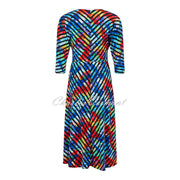 Tia Multi-Coloured Striped Dress - Style 78764-7791-65