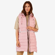 Frandsen Padded Longline Gilet - Style 833-321-42 (Blossom Pink)