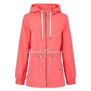 Frandsen Textured Jacket - Style 840-607-33 (Coral)