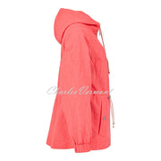 Frandsen Textured Jacket - Style 840-607-33 (Coral)