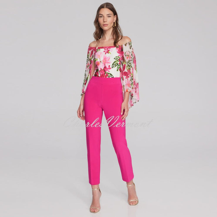 Joseph Ribkoff Trouser - Style 143105 (Shocking Pink)