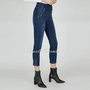 Robell Nena 09 - 7/8 Cropped Denim Jean 52489-54139-64 (Blue Denim)