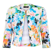 Tia Watercolour Print Bolero Jacket - Style 77633-7940-12