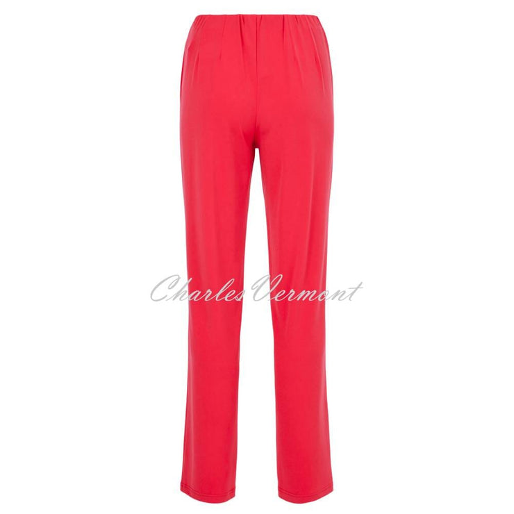 Tia Wide Leg Trouser - Style 71179-7093-4601 (Raspberry)