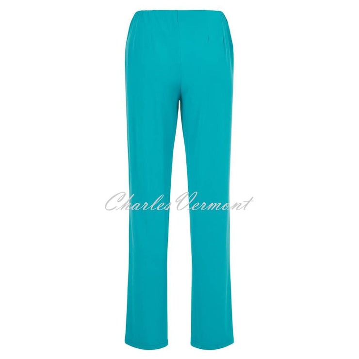 Tia Wide Leg Trouser - Style 71179-7093-7304 (Aqua)