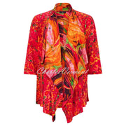 Tia Abstract Animal Print Cover Up - Style 77652-7964-46