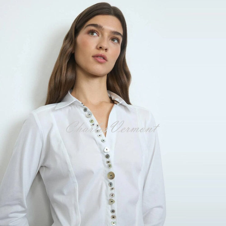 Tinta 'Alessandra' Blouse With Decorative Button Detailing - Style 3857101