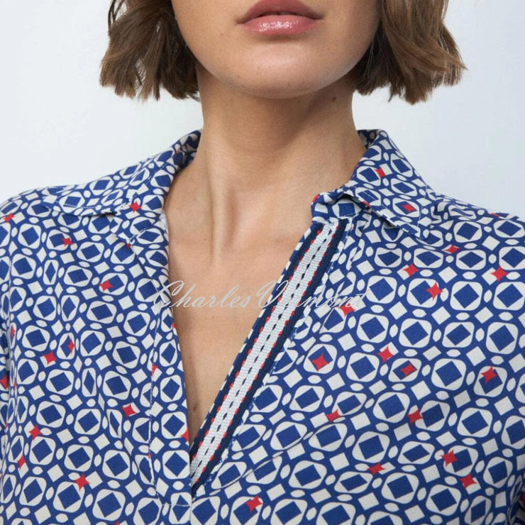 Tinta 'Camilia' Geometric Print Blouse - Style 3858014