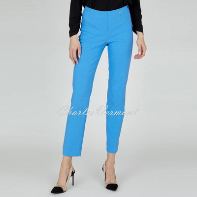 Robell Marie Trouser 51412-5499-600 (Azure Blue) - SHORTER LENGTH 29''