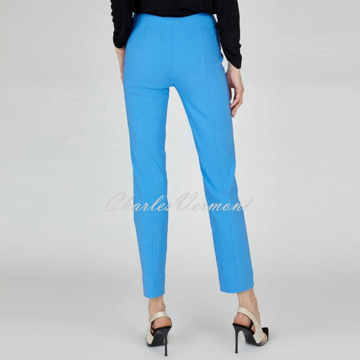 Robell Marie Trouser 51412-5499-600 (Azure Blue) - SHORTER LENGTH 29''