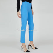 Robell Marie Trouser 51412-5499-600 (Azure Blue) - SHORTER LENGTH 29''