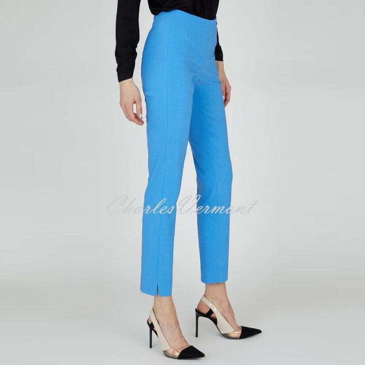 Robell Marie Trouser 51412-5499-600 (Azure Blue) - SHORTER LENGTH 29''
