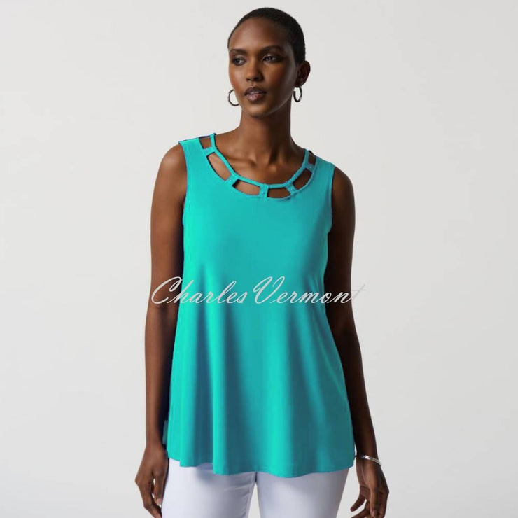 Joseph Ribkoff Top with Cut-Out Detail - Style 231058 (Palm Springs)