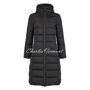 Frandsen Longline Padded Coat - Style 711-357-90 (Black)