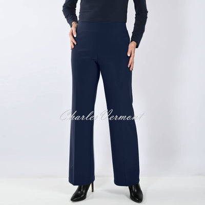Frank Lyman Wide Leg Trouser - Style 233015 (Midnight Blue)