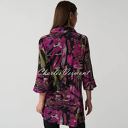 Joseph Ribkoff Abstract Print Cowl Neck Tunic Top - Style 233056Joseph Ribkoff Abstract Print Cowl Neck Tunic Top - Style 233056