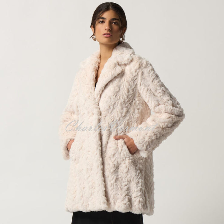 Joseph Ribkoff Faux Fur Coat - Style 233942