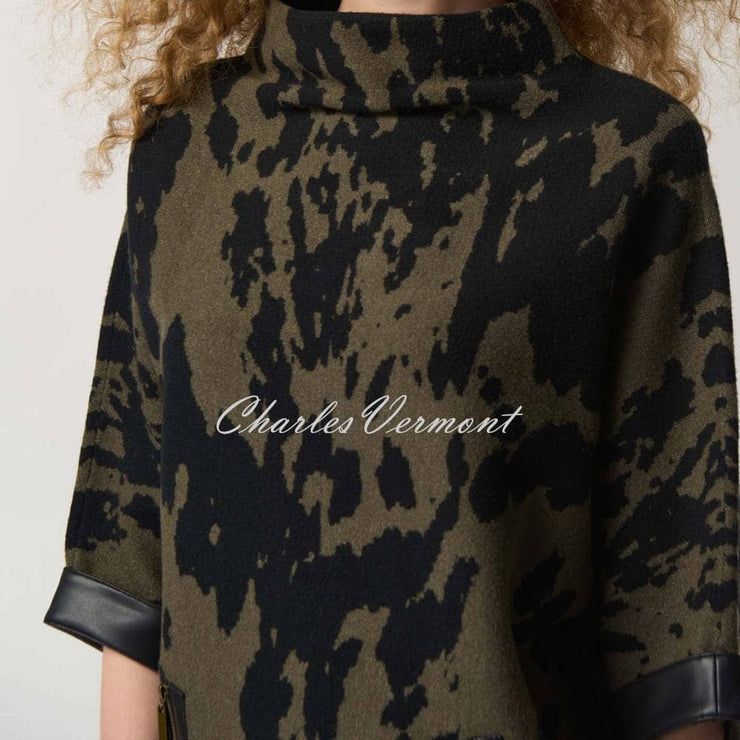 Joseph Ribkoff Animal Print Sweater Top - Style 233948