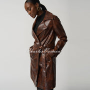 Joseph Ribkoff Faux Leather Coat - Style 233973