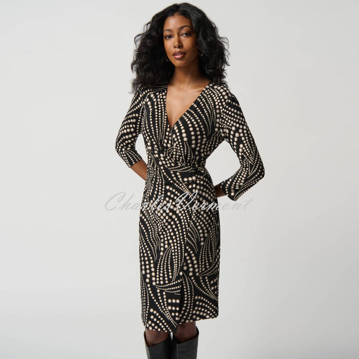 Joseph Ribkoff Abstract Spot Dress - Style 234024