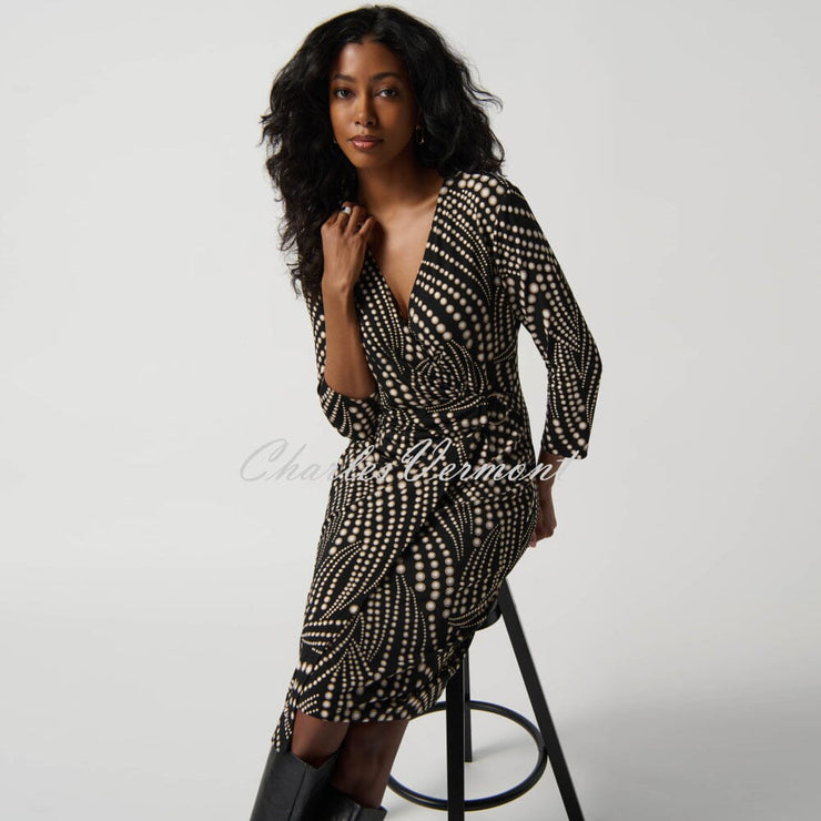 Joseph Ribkoff Abstract Spot Dress - Style 234024