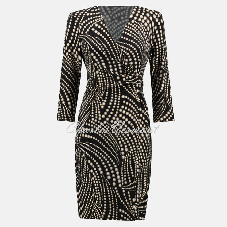 Joseph Ribkoff Abstract Spot Dress - Style 234024