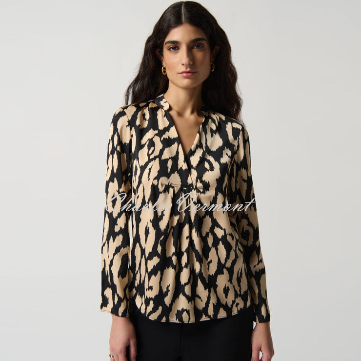 Joseph Ribkoff Animal Print Top - Style 234077