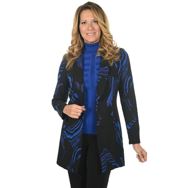 Frank Lyman Longline Patterend Blazer Jacket - Style 234216