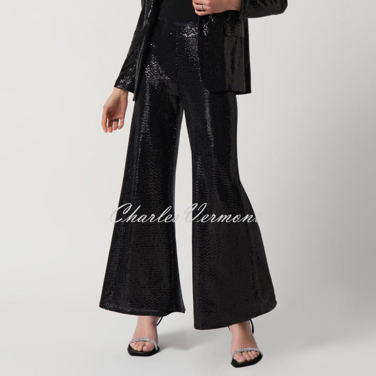 Joseph Ribkoff Sequin Wide Leg Trouser - Style 234239