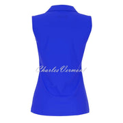 Dolcezza 'Golf' Sleeveless Top - Style 23470 (Royal Blue)
