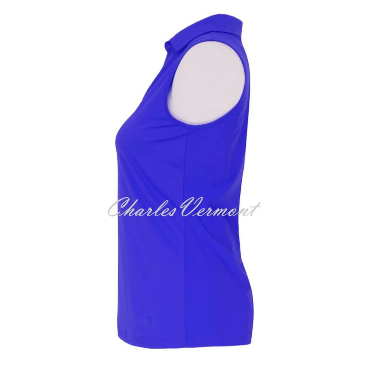 Dolcezza 'Golf' Sleeveless Top - Style 23470 (Royal Blue)