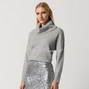 Joseph Ribkoff Studded Cowl Neck Sweater - Style 234909