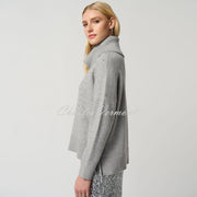 Joseph Ribkoff Studded Cowl Neck Sweater - Style 234909