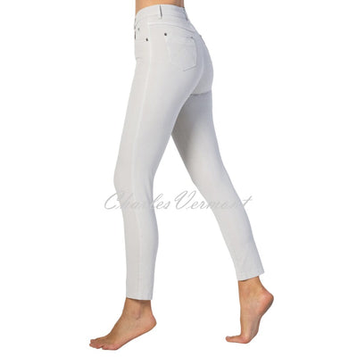 Marble 7/8th Ankle Grazer Slim Leg Jean - Style 2400-106 (Silver)
