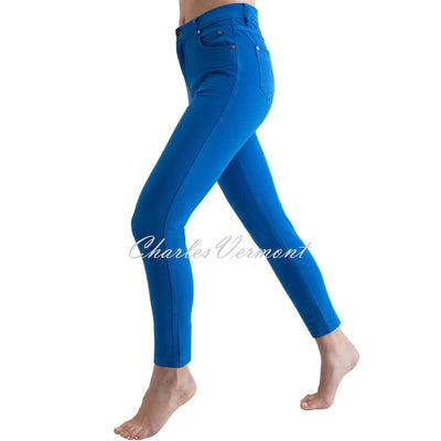 Marble 7/8th Ankle Grazer Slim Leg Jean – Style 2400-153 (Cobalt)