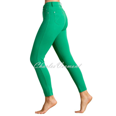 Marble 7/8th Ankle Grazer Slim Leg Jean - Style 2400-198 (Green)