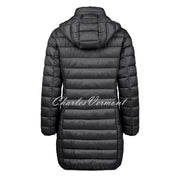 Frandsen Longline Padded Coat - Style 103-588-90 (Black)